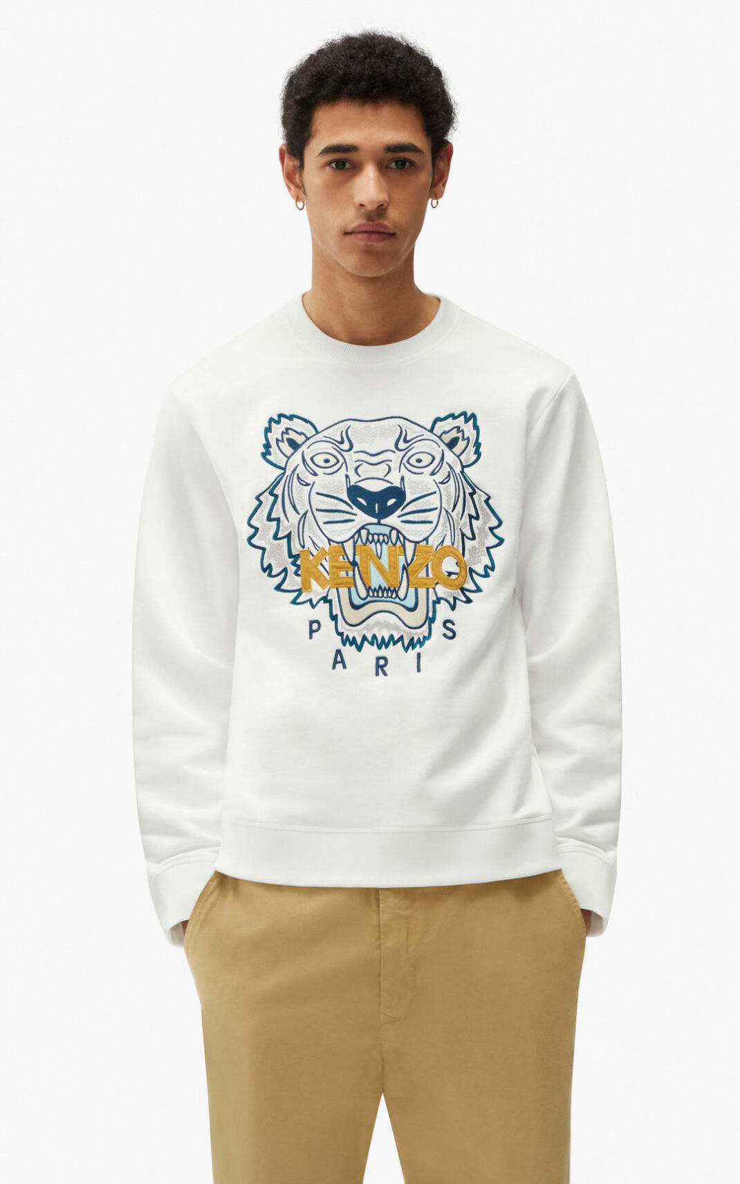 Kenzo Tiger Sweatshirt Herr | 65243-JDST